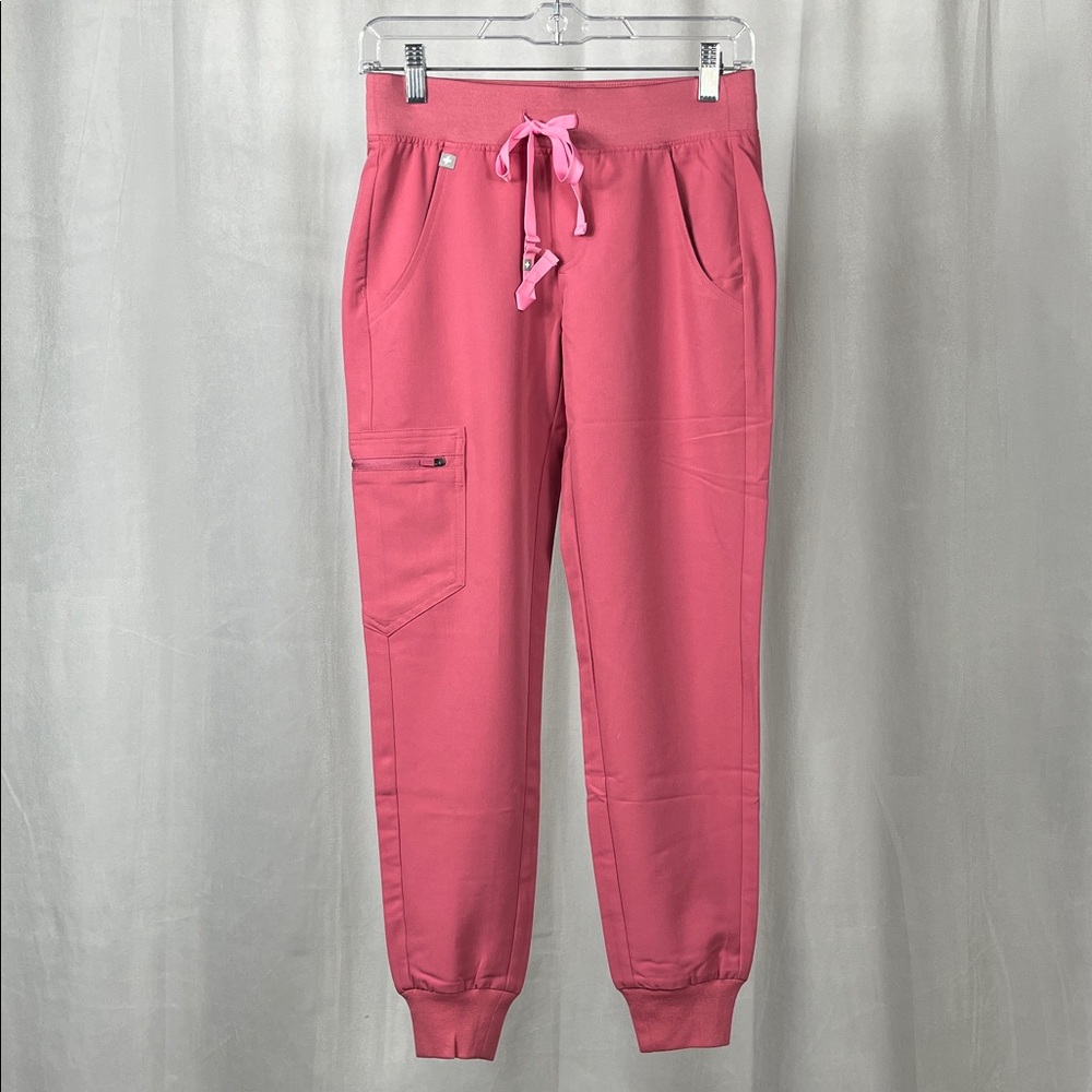 NWT FIGS Limited Edition Zamora 2.0 Jogger Quartz Breast Cancer Pink.